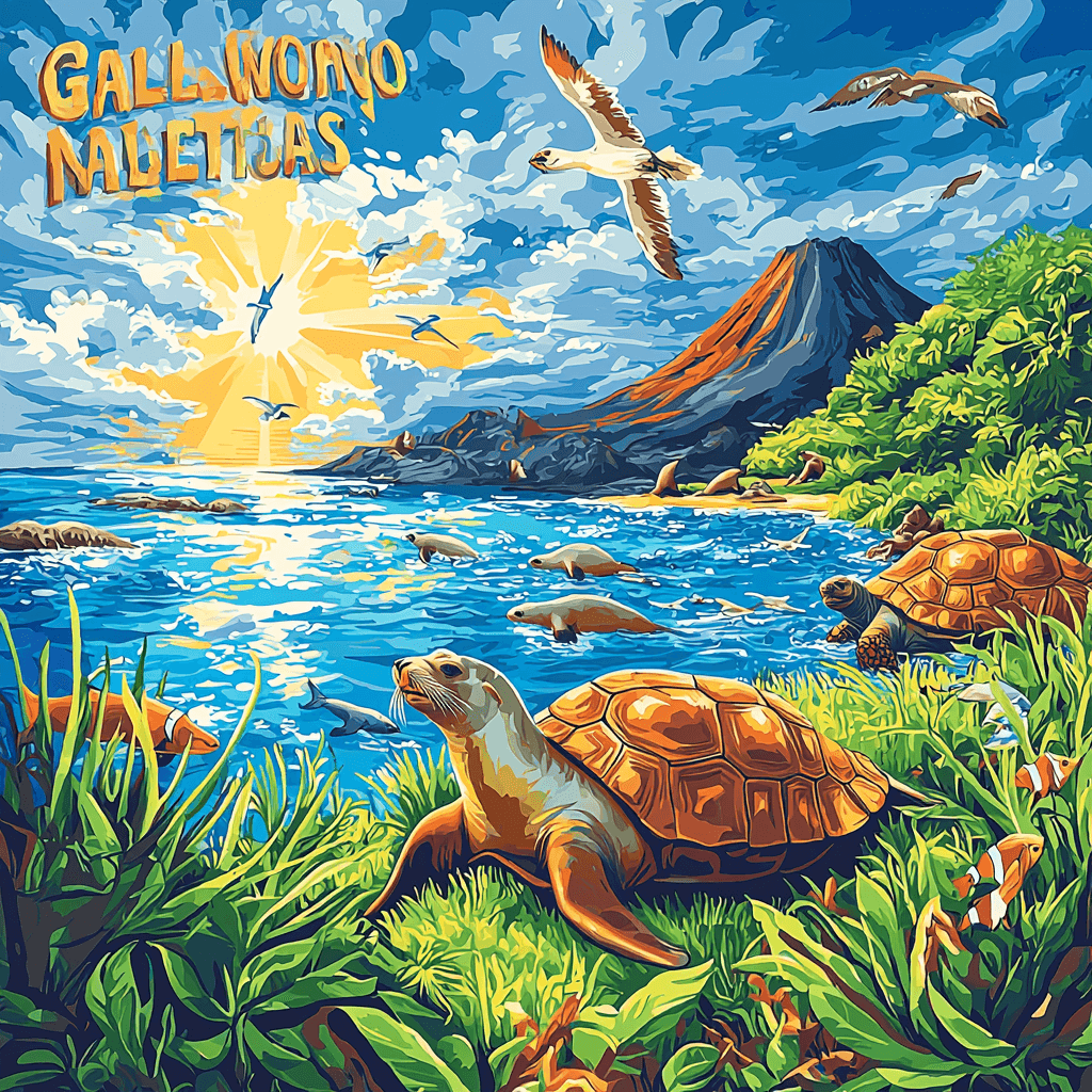 Galapagos Islands - Ecuador Paint By Numbers