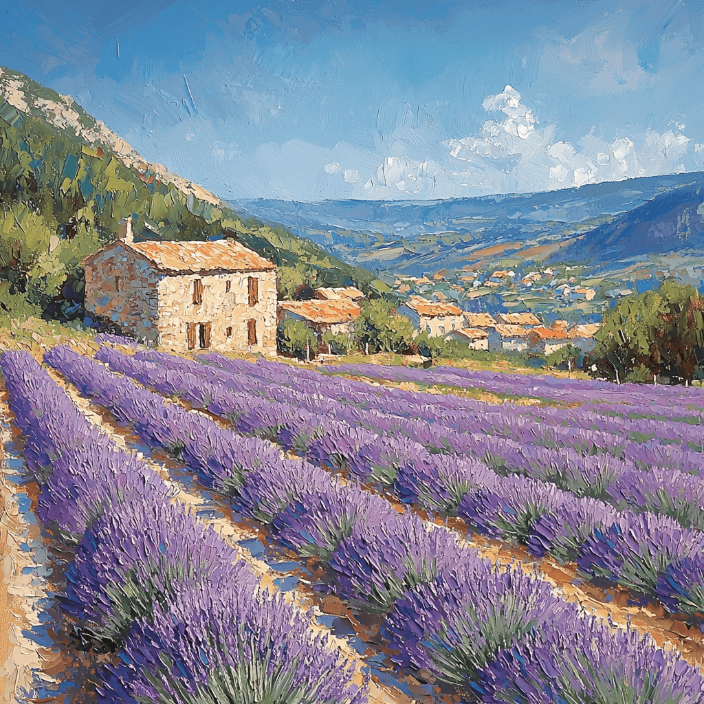 Lavender Fields - Provence Paint By Number