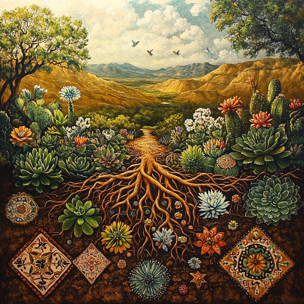 Frida Kahlo Inspired Resilient Roots Paint by numbers kits