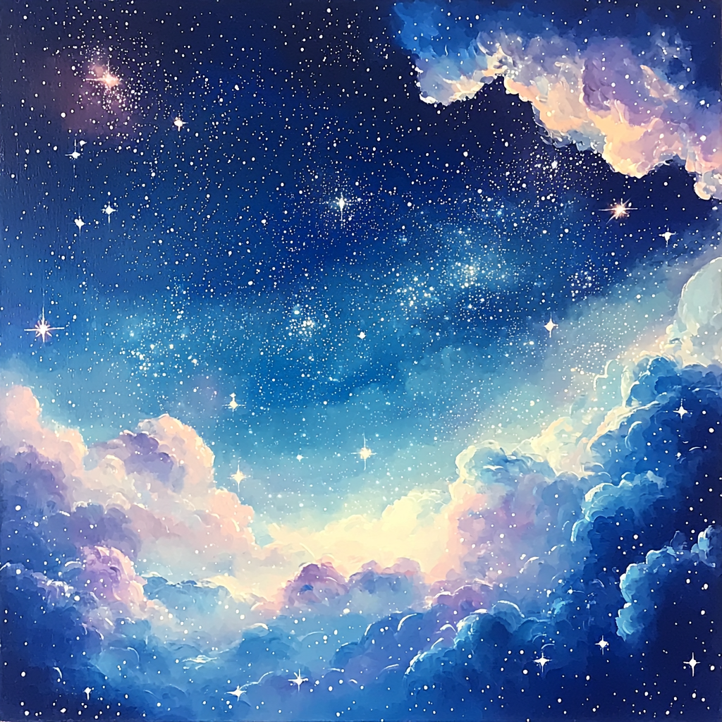 Michelangelo Inspired Astral Voyage Painting Number Kit