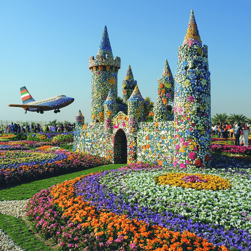 Dubai Miracle Garden - UAE Paint By Numbers