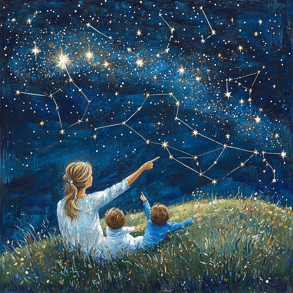 Stars In My Eyes Numbered Painting Kits