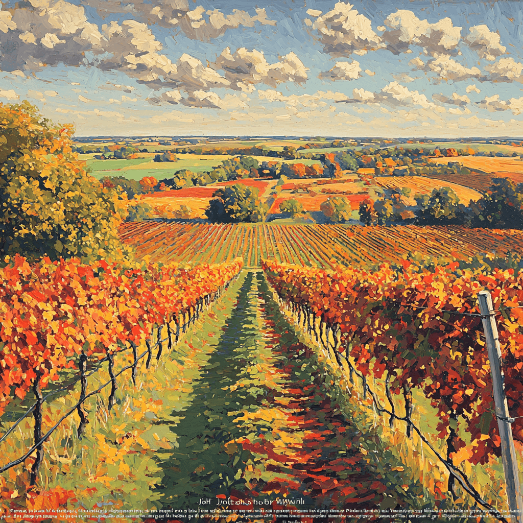 John Constable Inspired Rustic Autumn Vineyard Painting By Numbers Kit