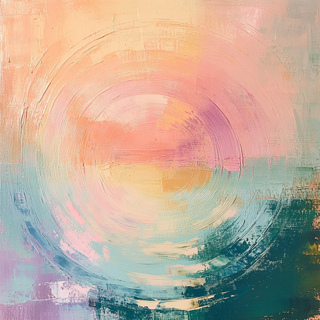 Tea Time Echoes Number painting