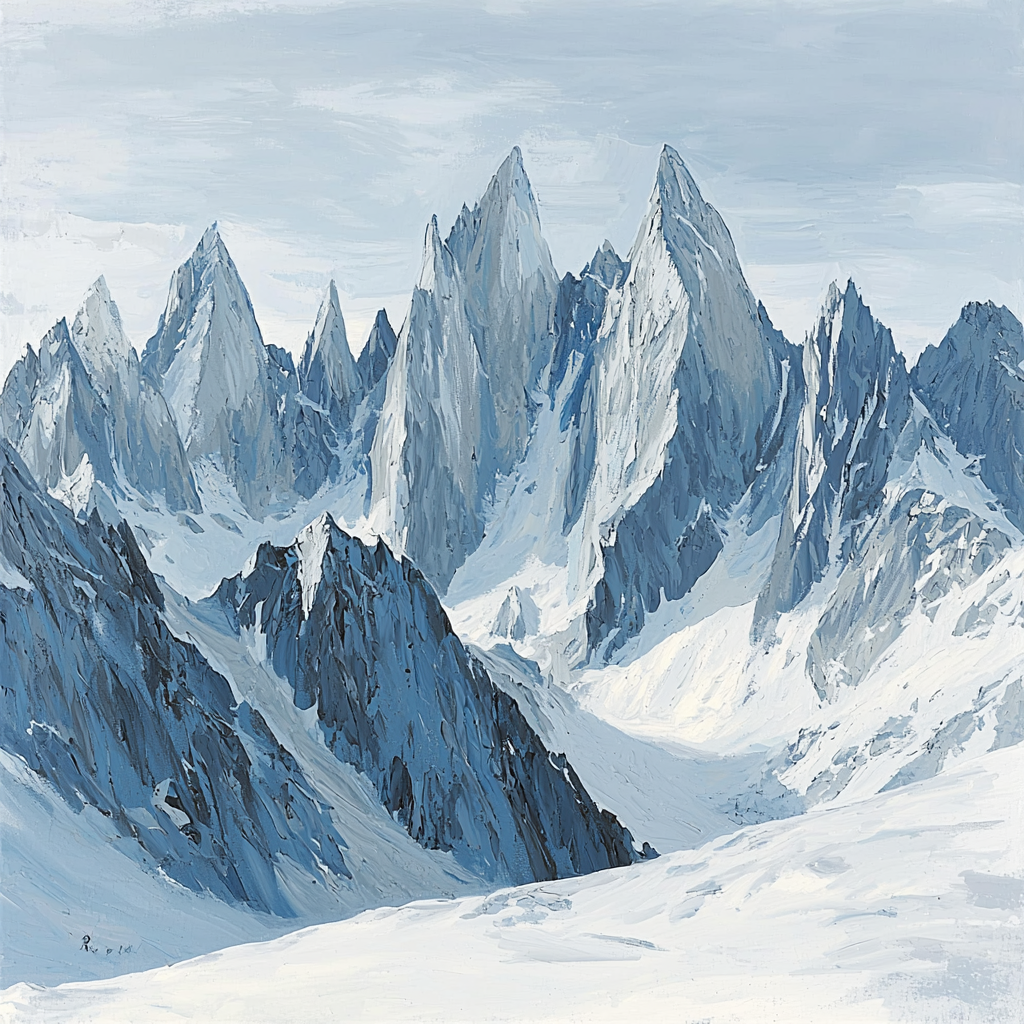 Michelangelo Inspired Mystic Peaks Numbered Painting Kits