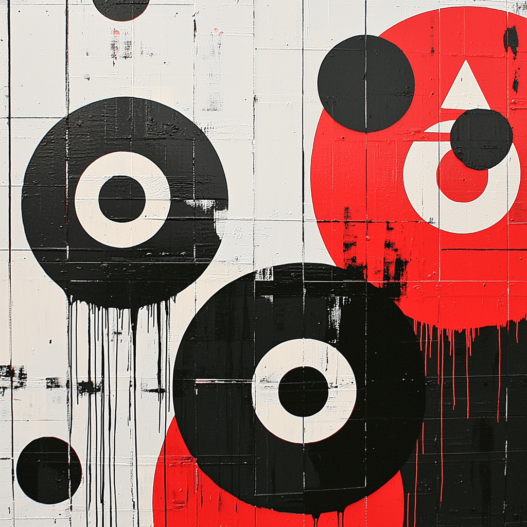 Banksy Inspired Cycle Of Resistance Paint By Color