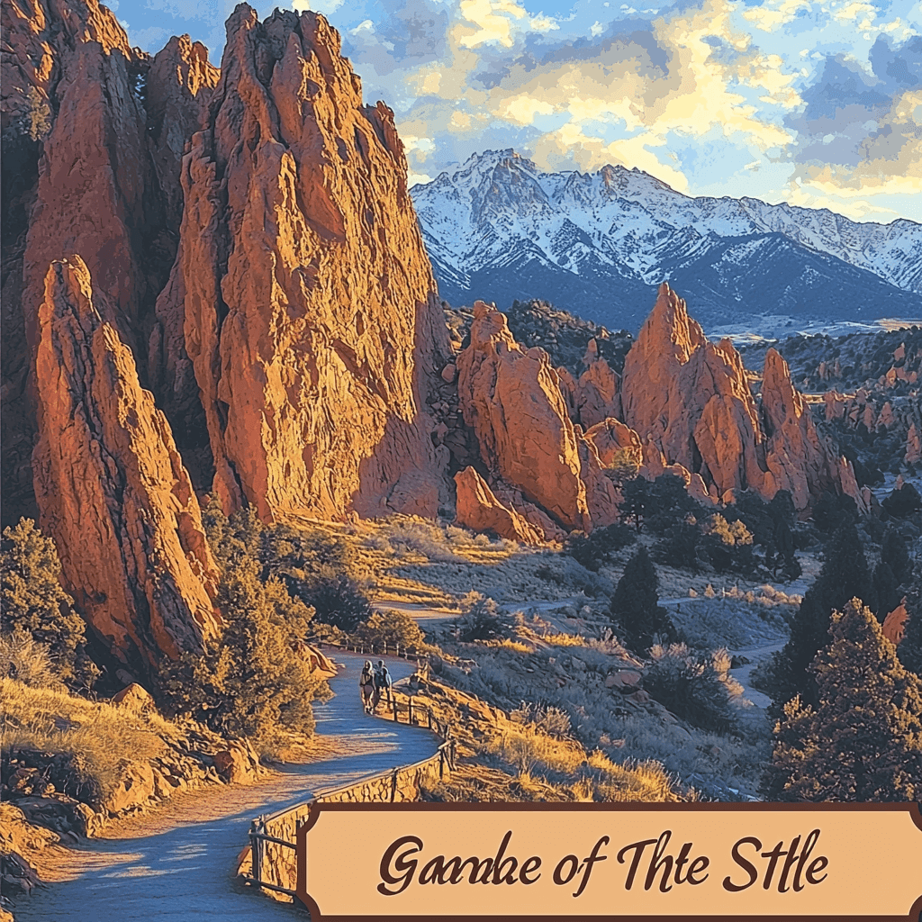 Garden Of The Gods - Colorado, USA Number Painting