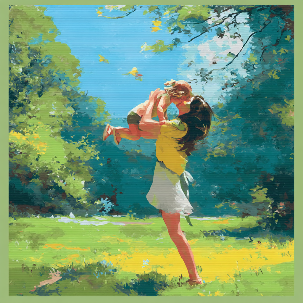 The Bond Of Love Number Painting