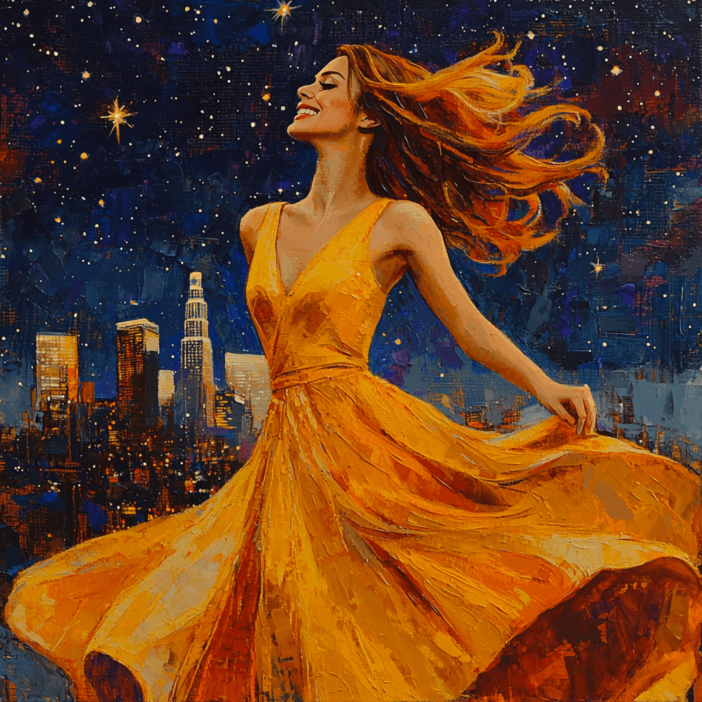 Emma Stone: The Melodic Charisma Of La La Land Painting By Numbers Kit