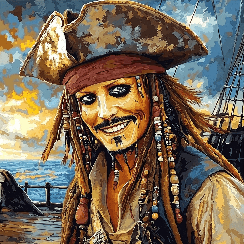 Johnny Depp: Navigating The Depths Of Creative Chaos Paint By Numbers