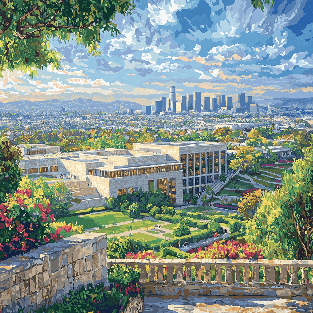 The Getty Center Paint By Numbers