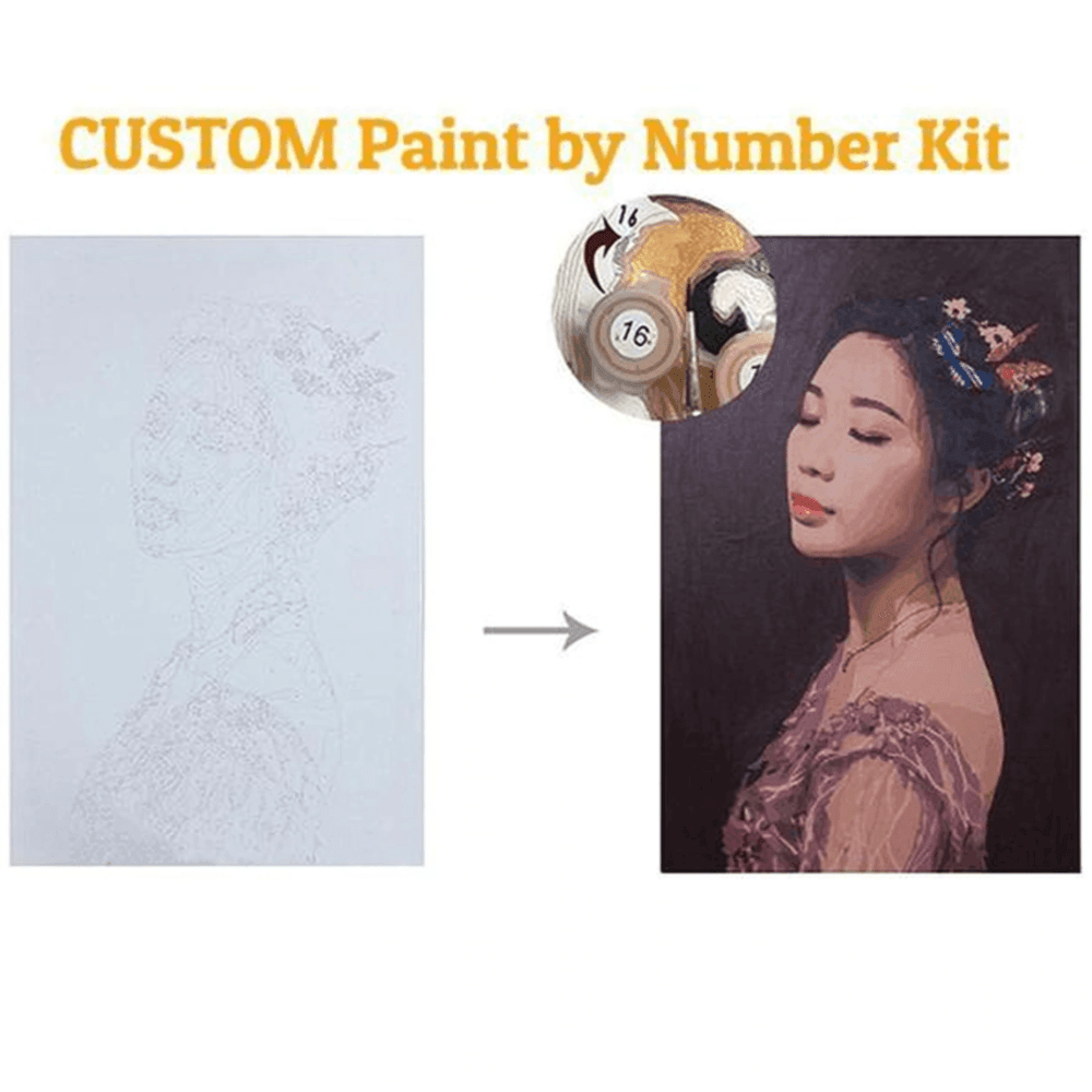 Create Your Own Paint By Number Painting Set