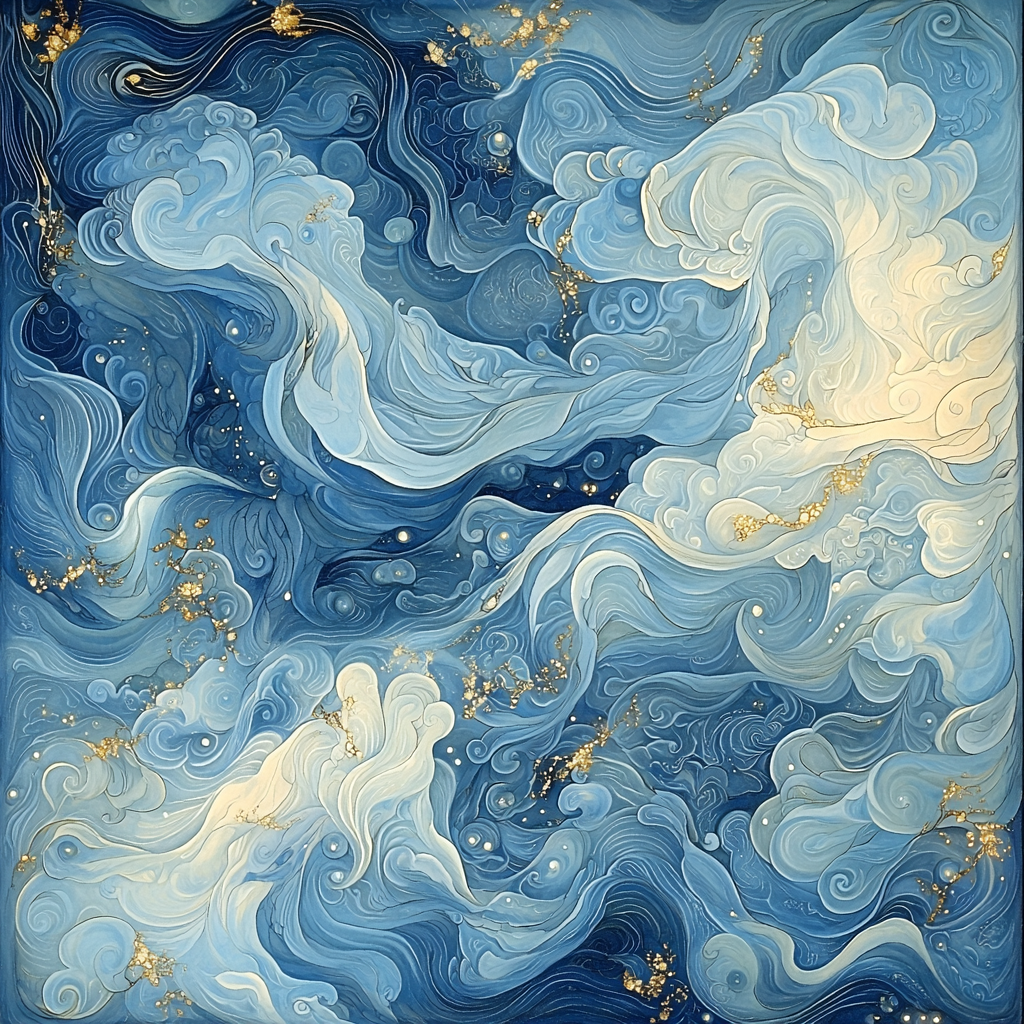 Alphonse Mucha Inspired Tides Of Change Painting Number Kit