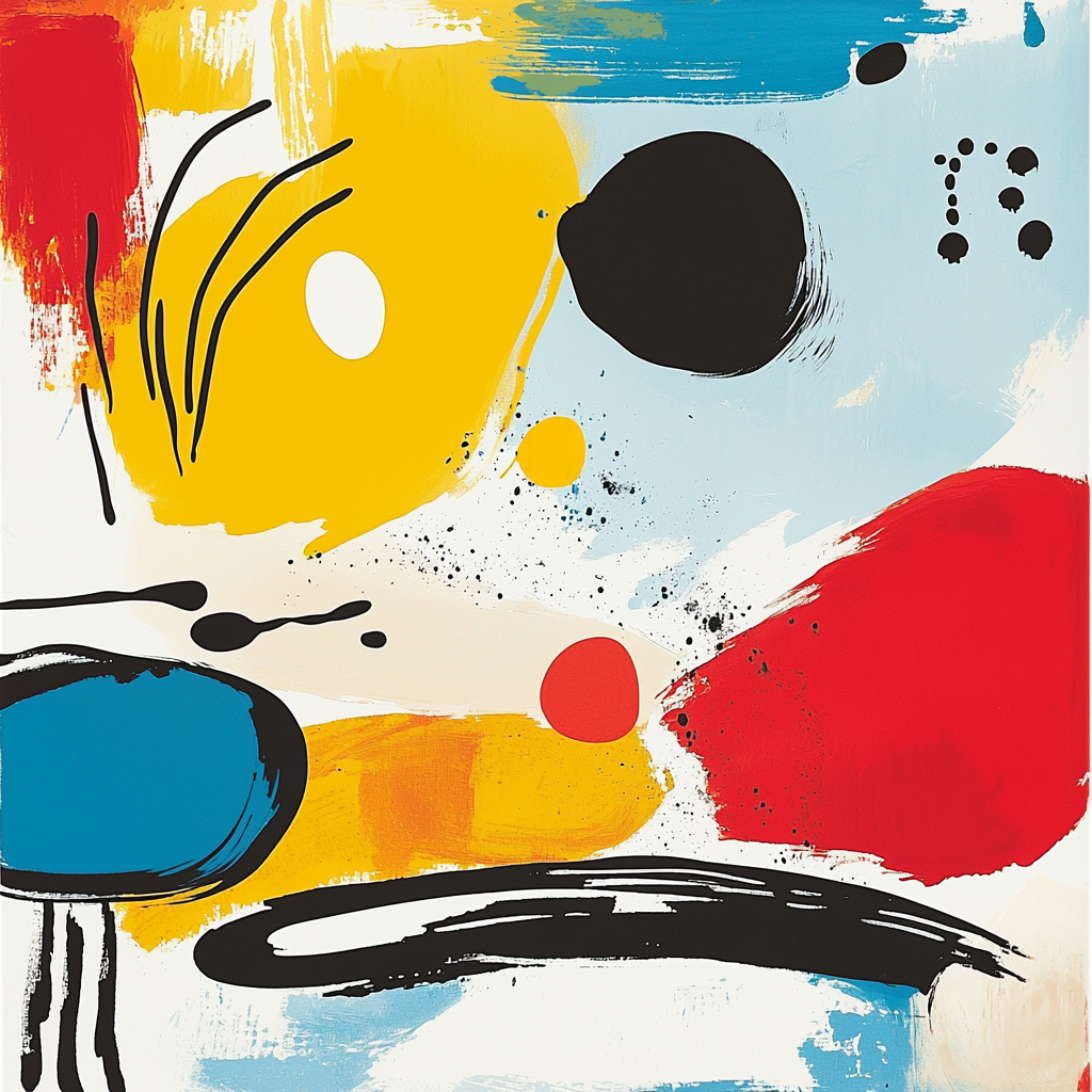 Joan Miró Inspired Dreamy Harmonies Paint By Color