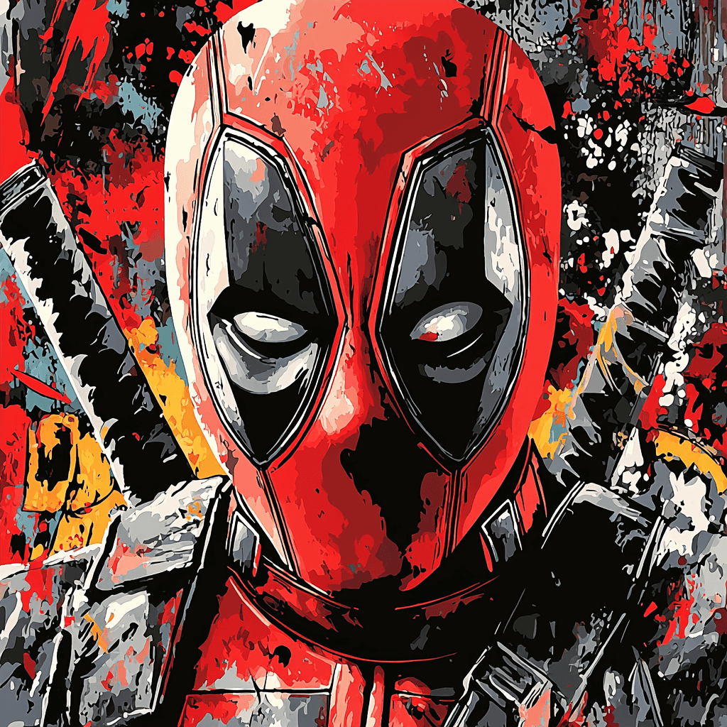 Ryan Reynolds: The Charismatic Heart Of Deadpool Painting By Numbers Kit