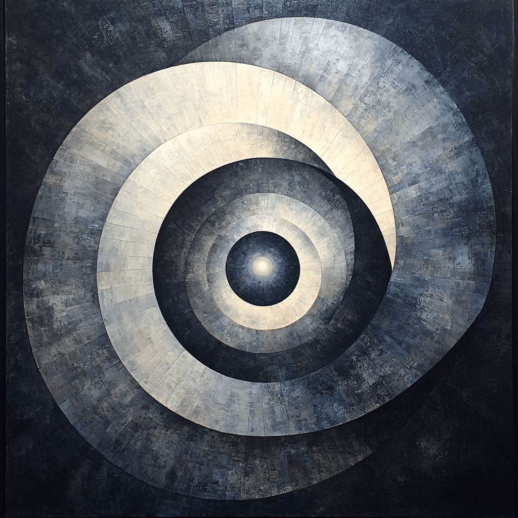 Caravaggio Inspired Reflections Of Infinity Number Painting