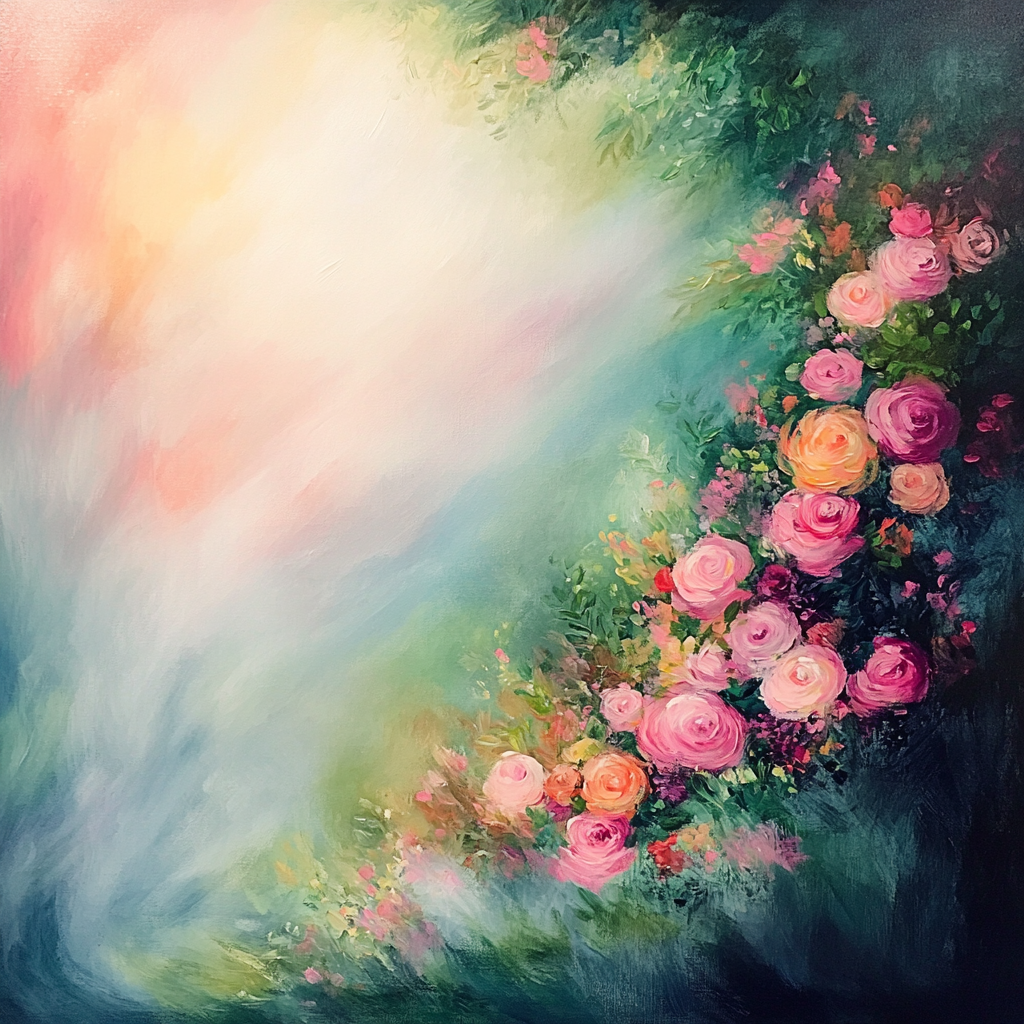 Edgar Degas Inspired Twilight Garden Rhythm Paint by numbers art