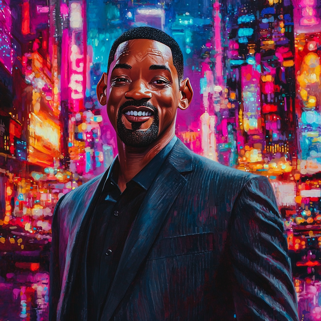 Will Smith: Fresh Prince To Blockbuster King Numbered Painting Kits