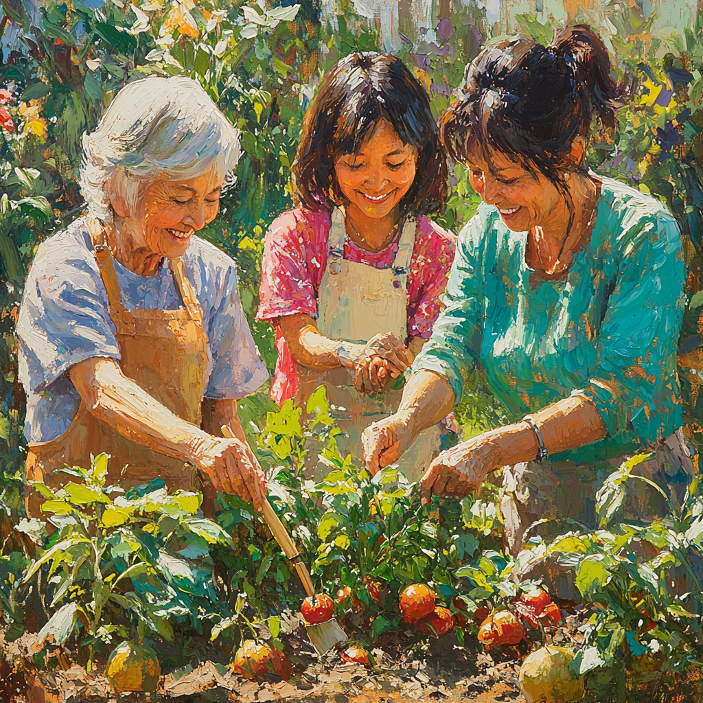 Garden Of Generations DIY Paint By Numbers