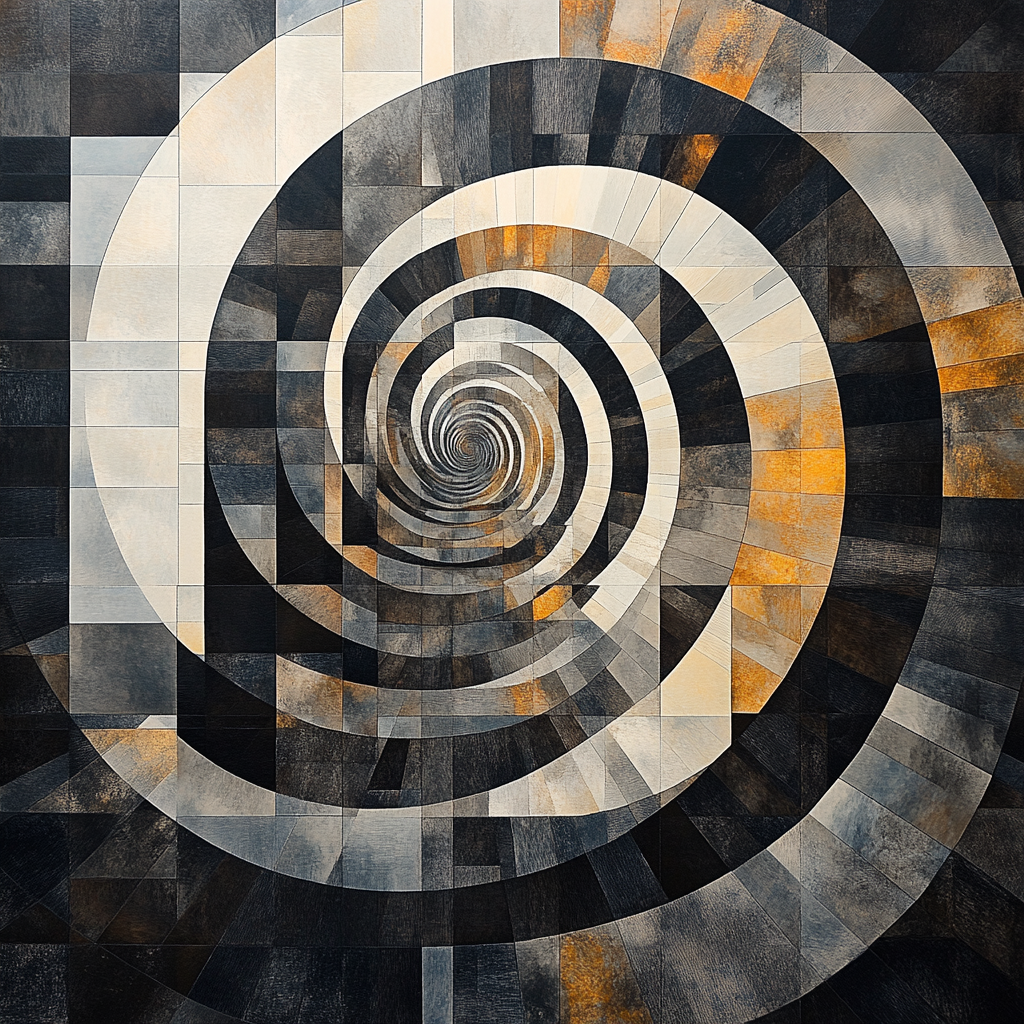 M.C. Escher Inspired Clockwork Infinity paint by color