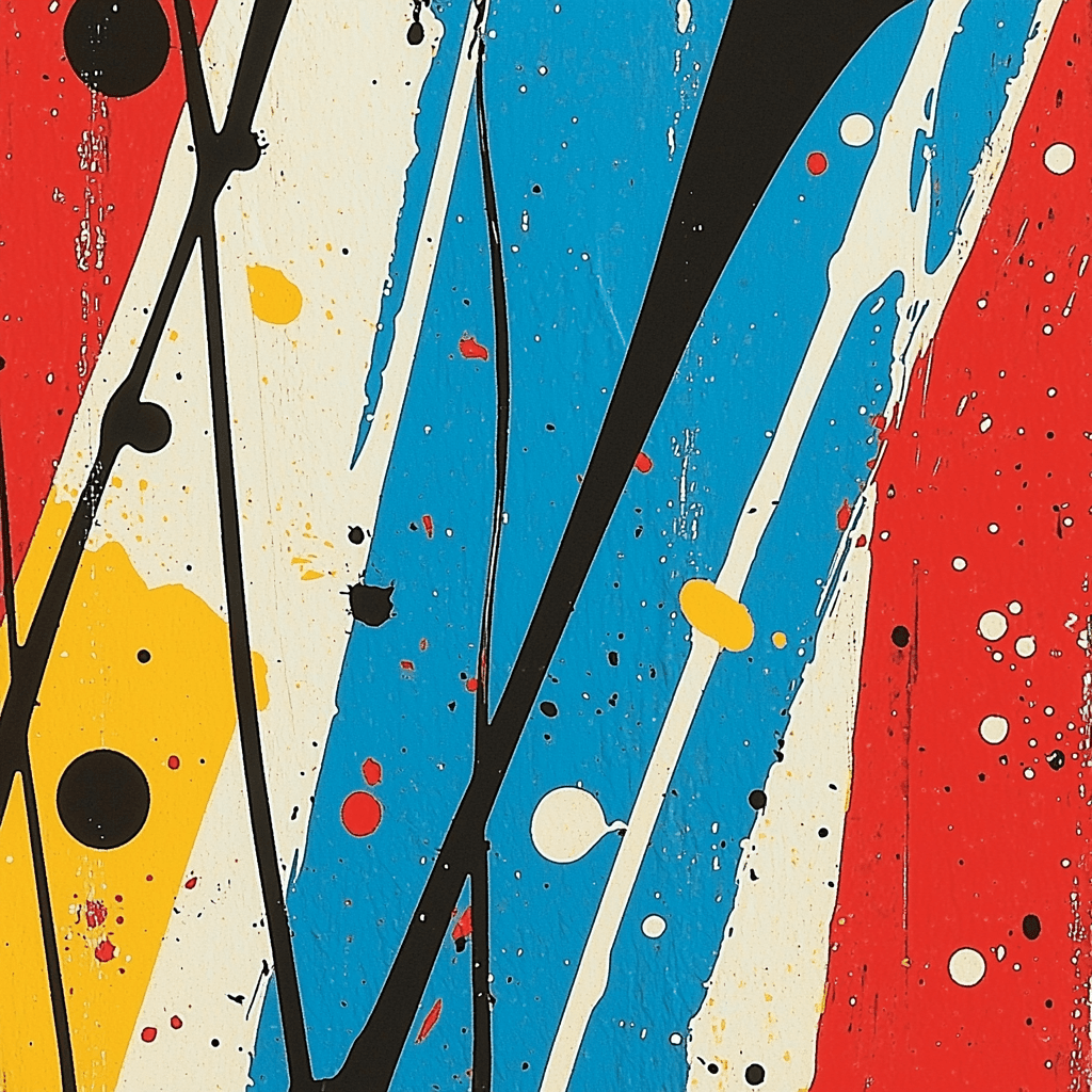 Jackson Pollock Inspired Timeless Abstract Numbered Painting Kits