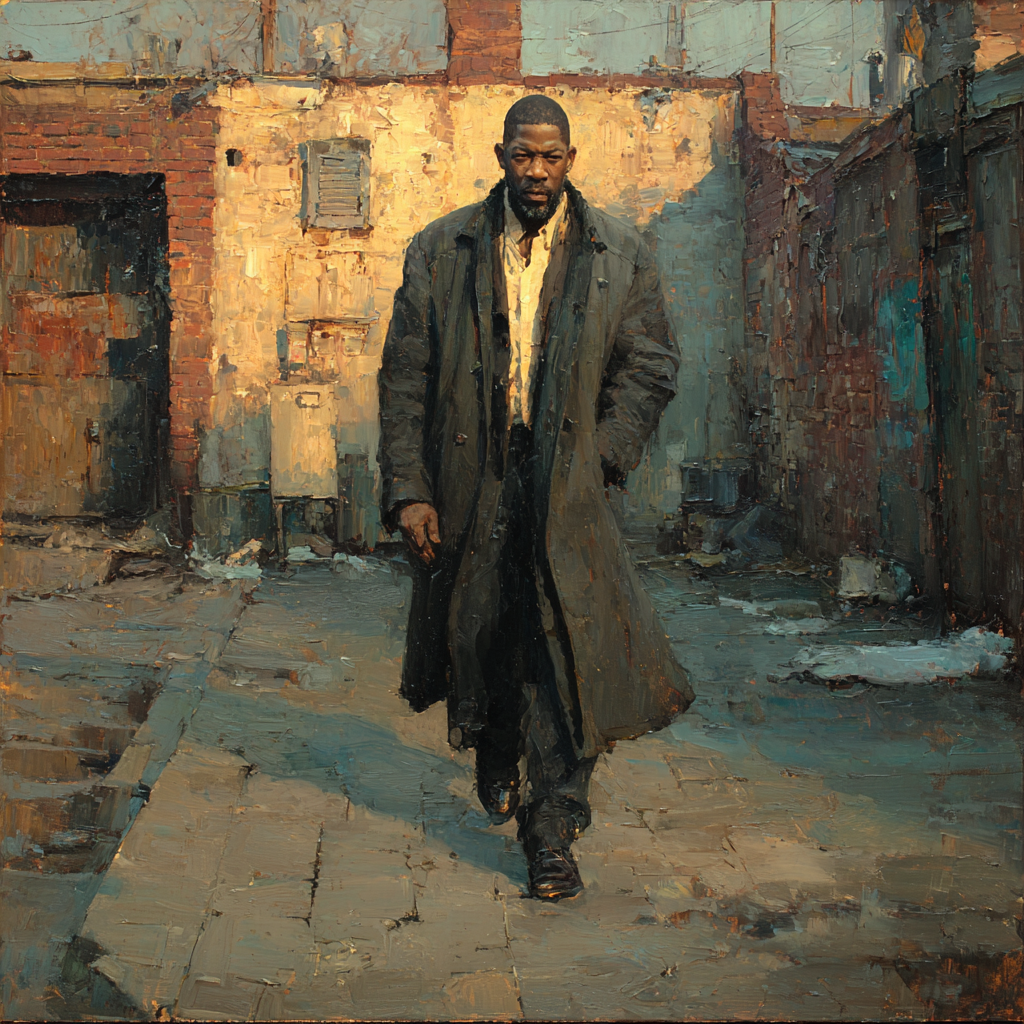 Denzel Washington: Resonant Steps Through Urban Canvases paint by number