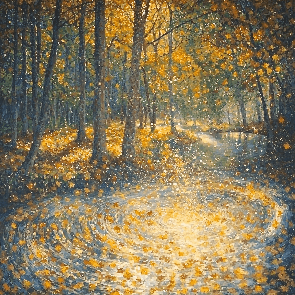 Georges Seurat Inspired Whispers Of Autumn Symphony Paint By Color