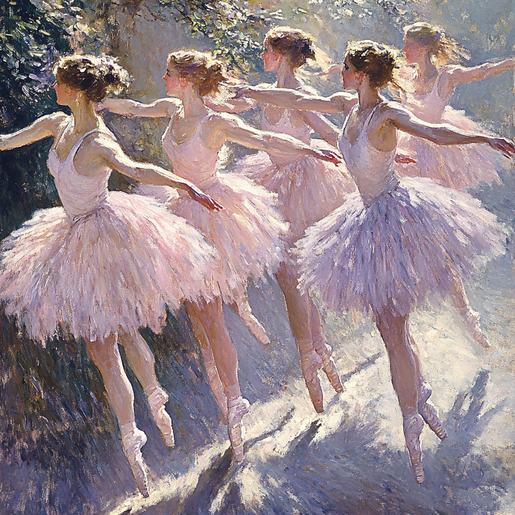 Edgar Degas Inspired Ballet Performance paint by numbers