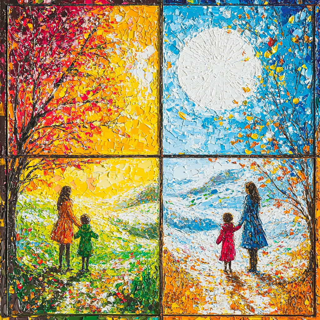 Seasons Of Love DIY Paint By Numbers