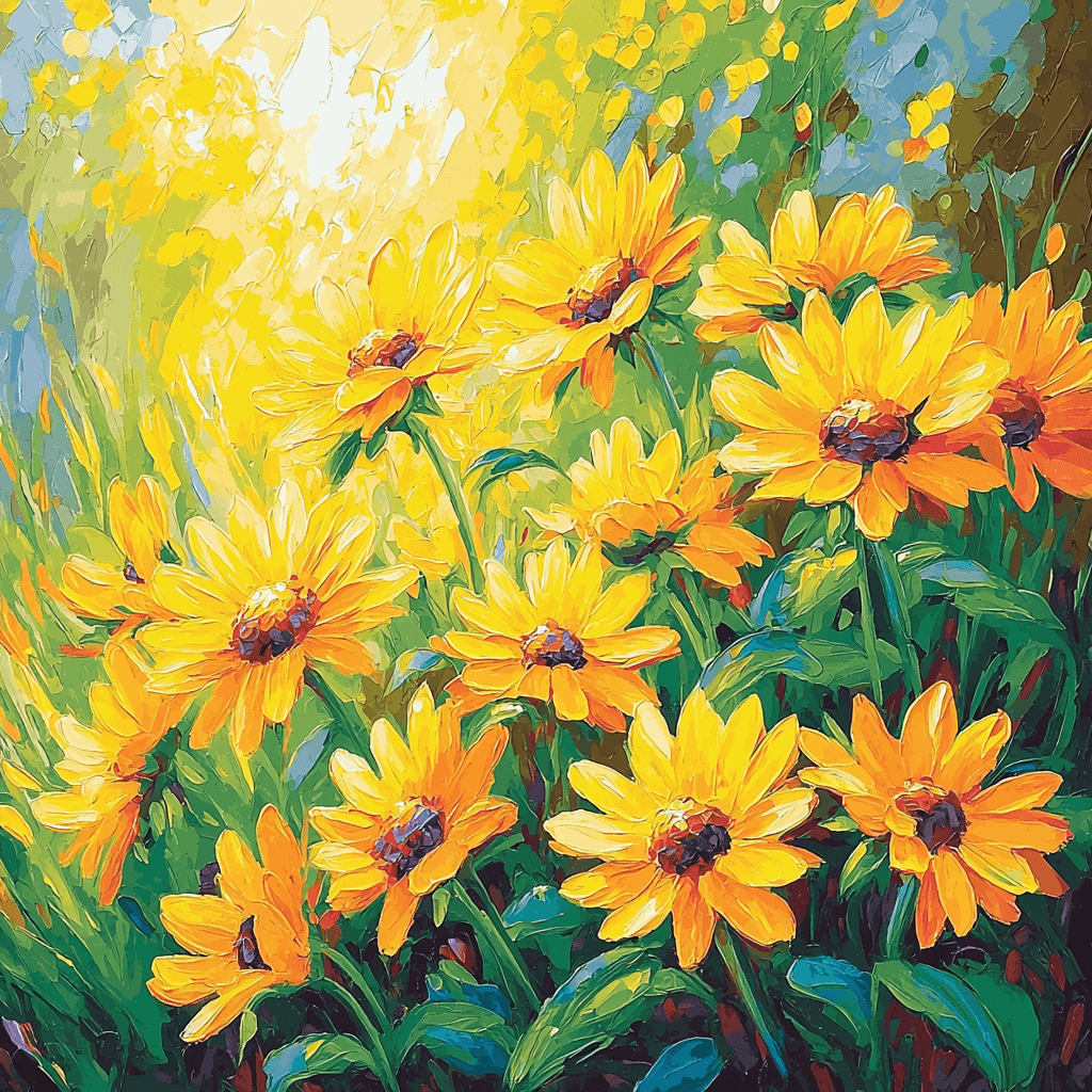 Vincent Van Gogh Inspired Radiant Summer Meadows Paint By Numbers Kits