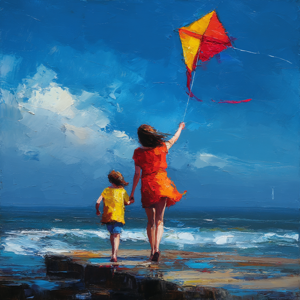 Happiness In The Air Number Painting