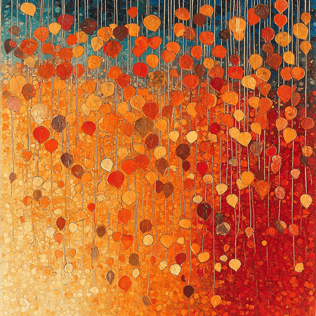 Gustav Klimt Inspired Dance Of The Leaves Paint By Numbers