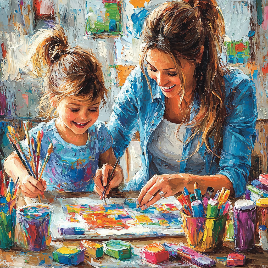 Family Craft Day Painting Number Kit