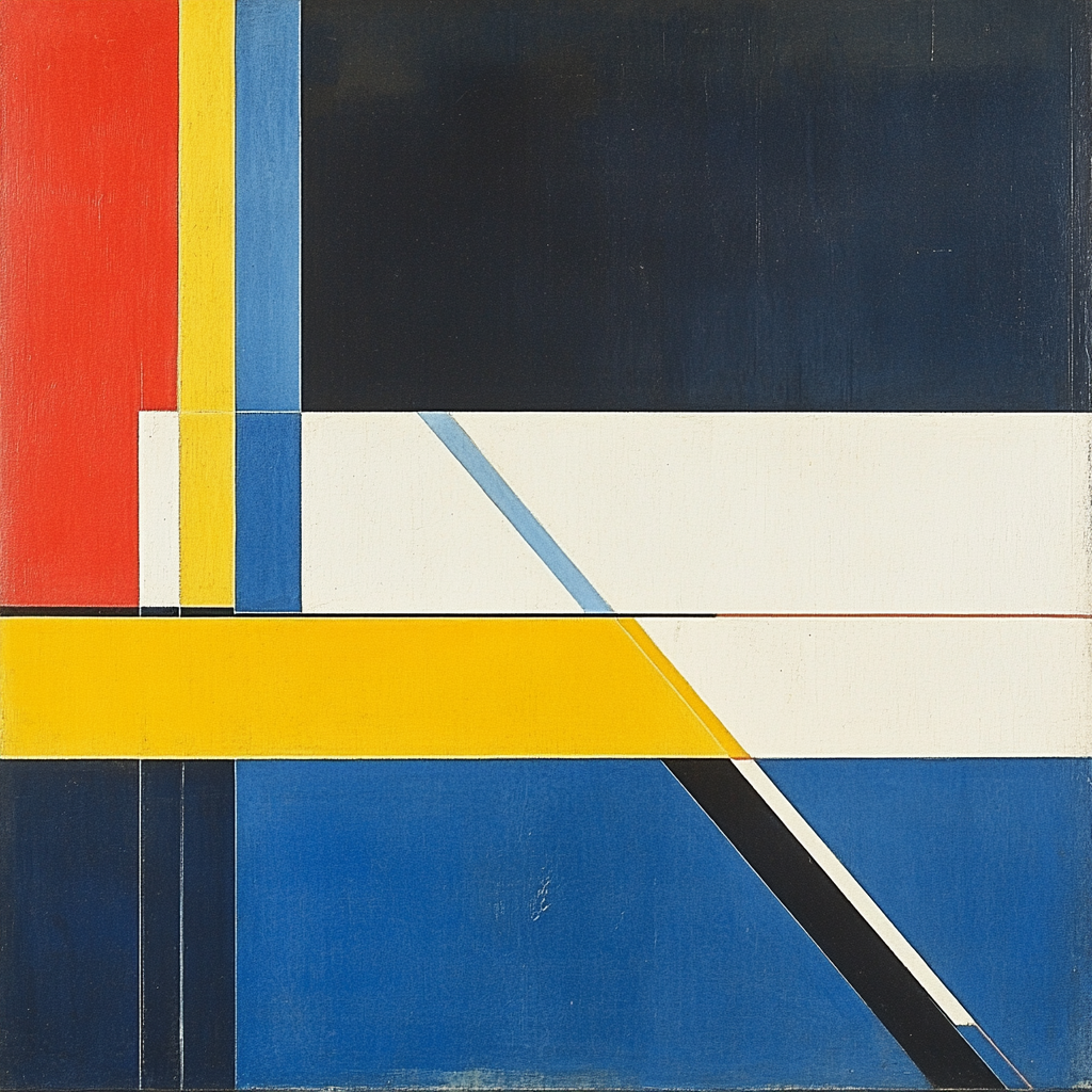 Kazimir Malevich Inspired Equilibrium Of Primitives paint by color