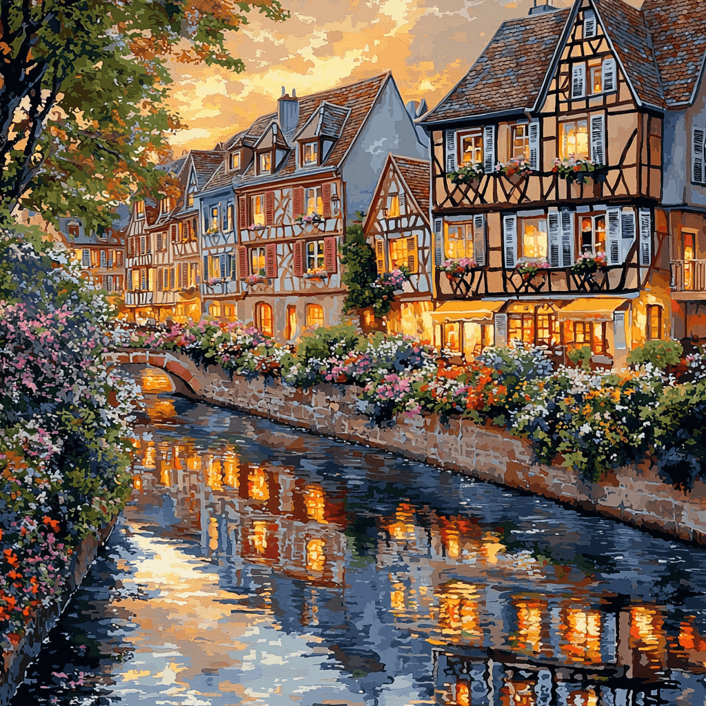 Colmar, France Painting Number Kit