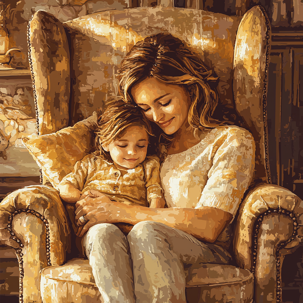 Memories Of Mother's Lap Paint By Numbers