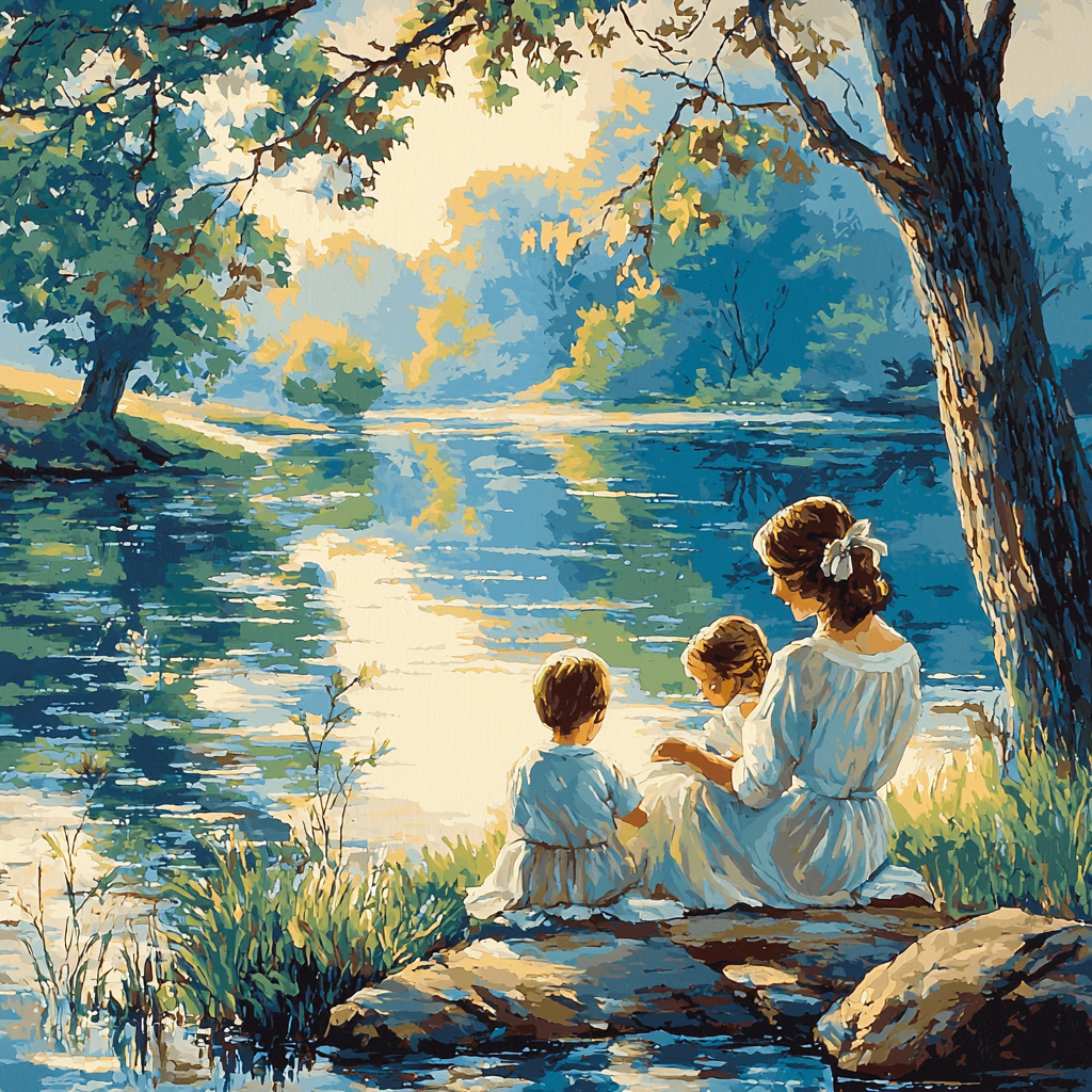 River Of Reflection Paint By Numbers Art