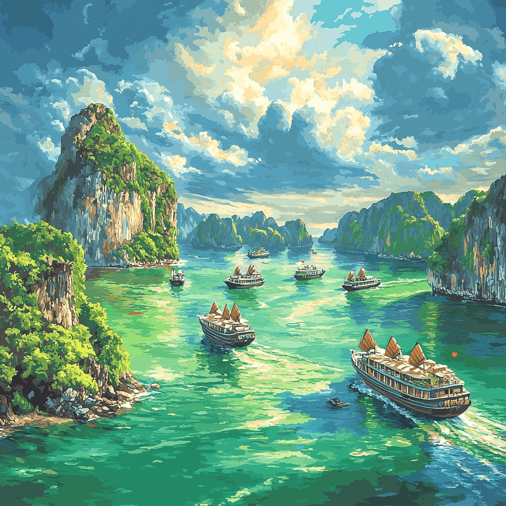 Ha Long Bay Painting Number Kit