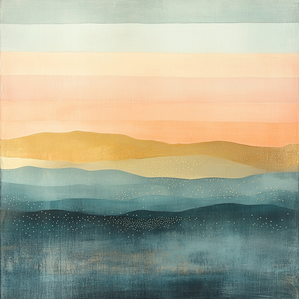 Paul Klee Inspired Echoes Of Dawn paint by number