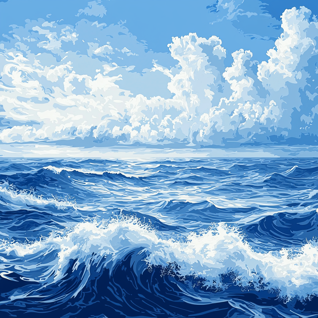 Leonardo Da Vinci Inspired Dreams Of The Sea Paint By Number