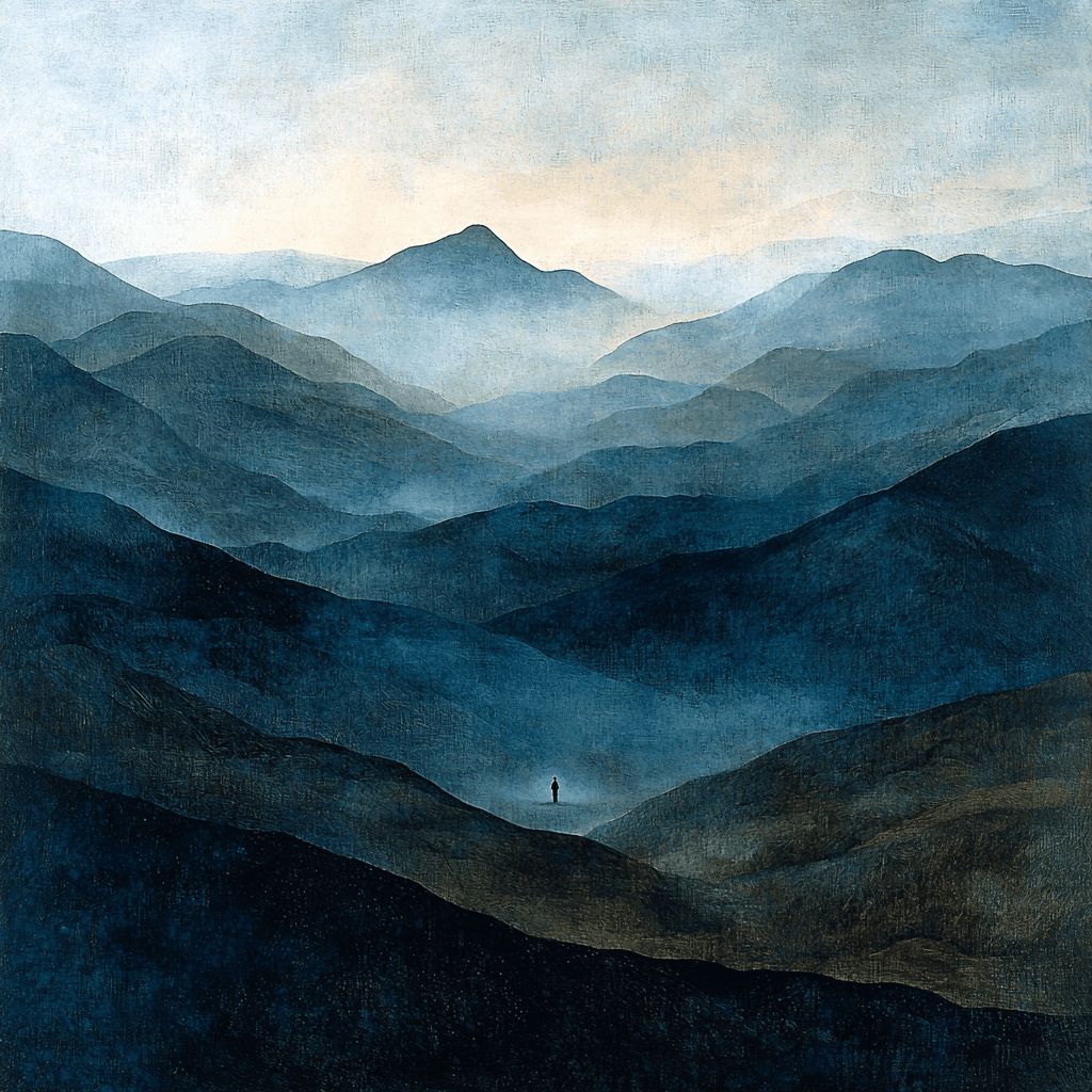 Caspar David Friedrich Inspired Shadows Of Time Paint By Numbers Kits