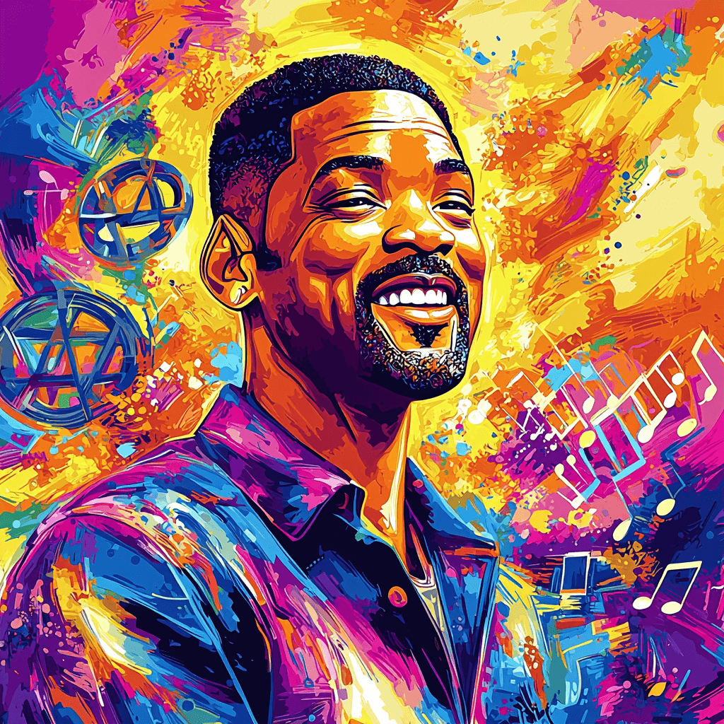 Will Smith: Unleashing The Fresh Prince Of Fame Paint By Numbers Art