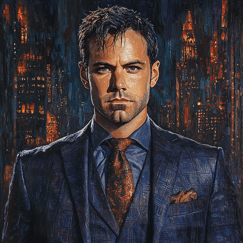 Ben Affleck: The Complexity Of Bruce Wayne Paint By Numbers Art