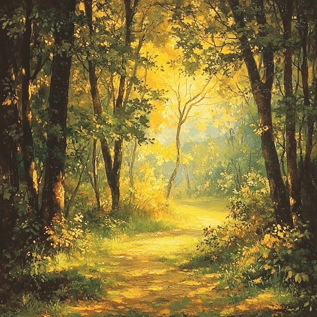 Holman Hunt Inspired Holman Hunt's Golden Light Number Painting