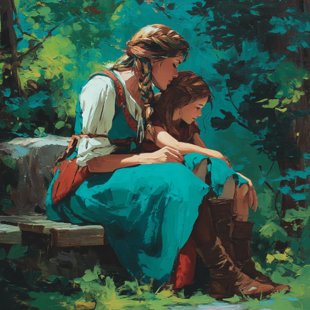 Mom's Comforting Presence DIY Paint By Numbers