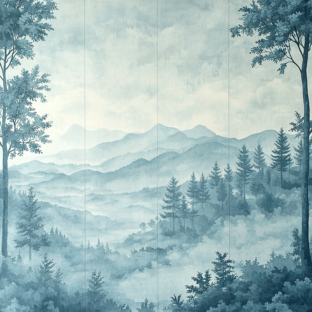 Leonardo Da Vinci Inspired Veils Of Mist Painting Number Kit