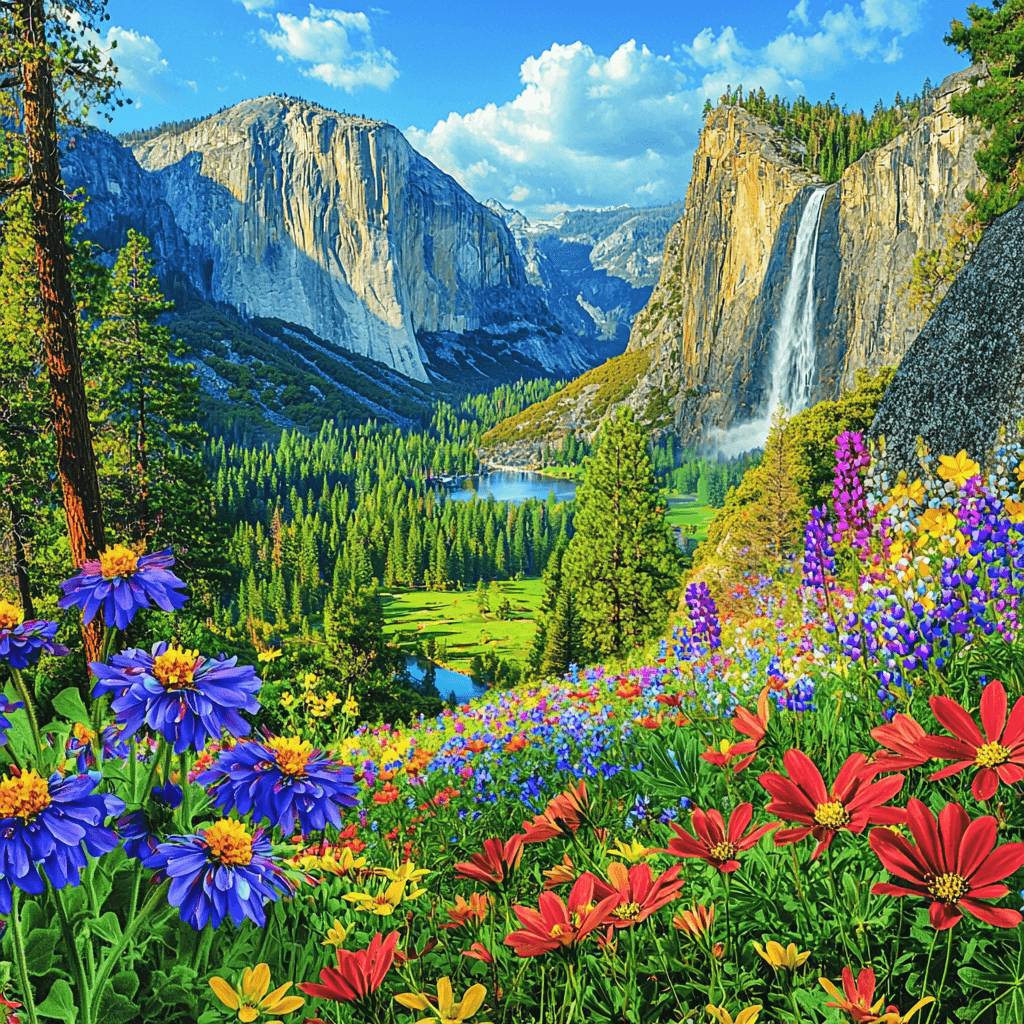 Yosemite Valley Numbered Painting Kits