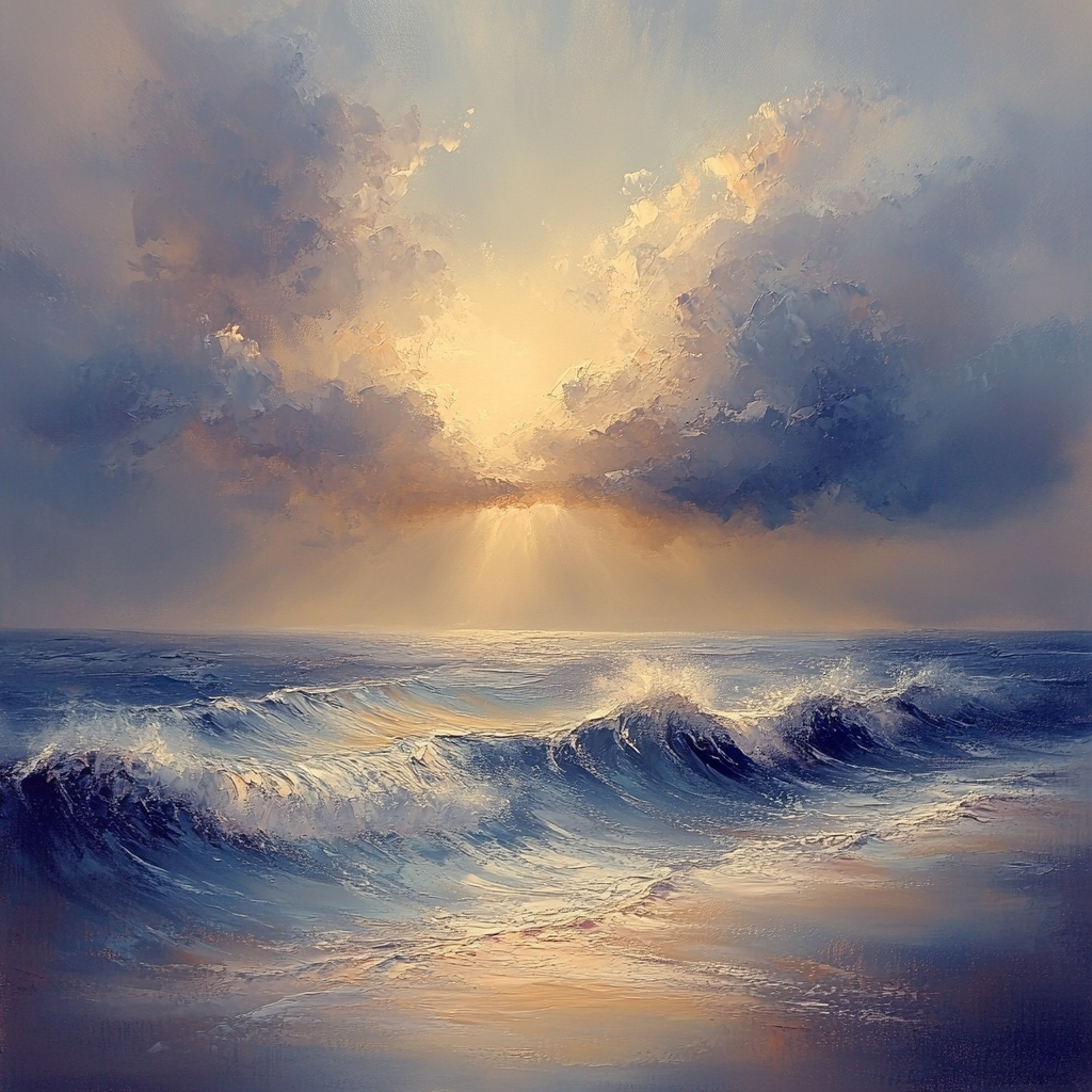 J.M.W. Turner Inspired Tempest At Sea Paint by numbers kits