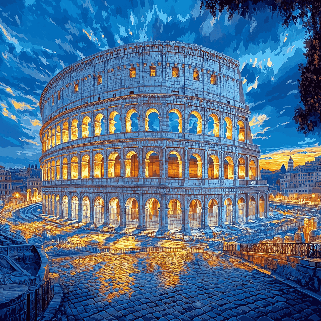 Colosseum - Rome Paint By Numbers Art