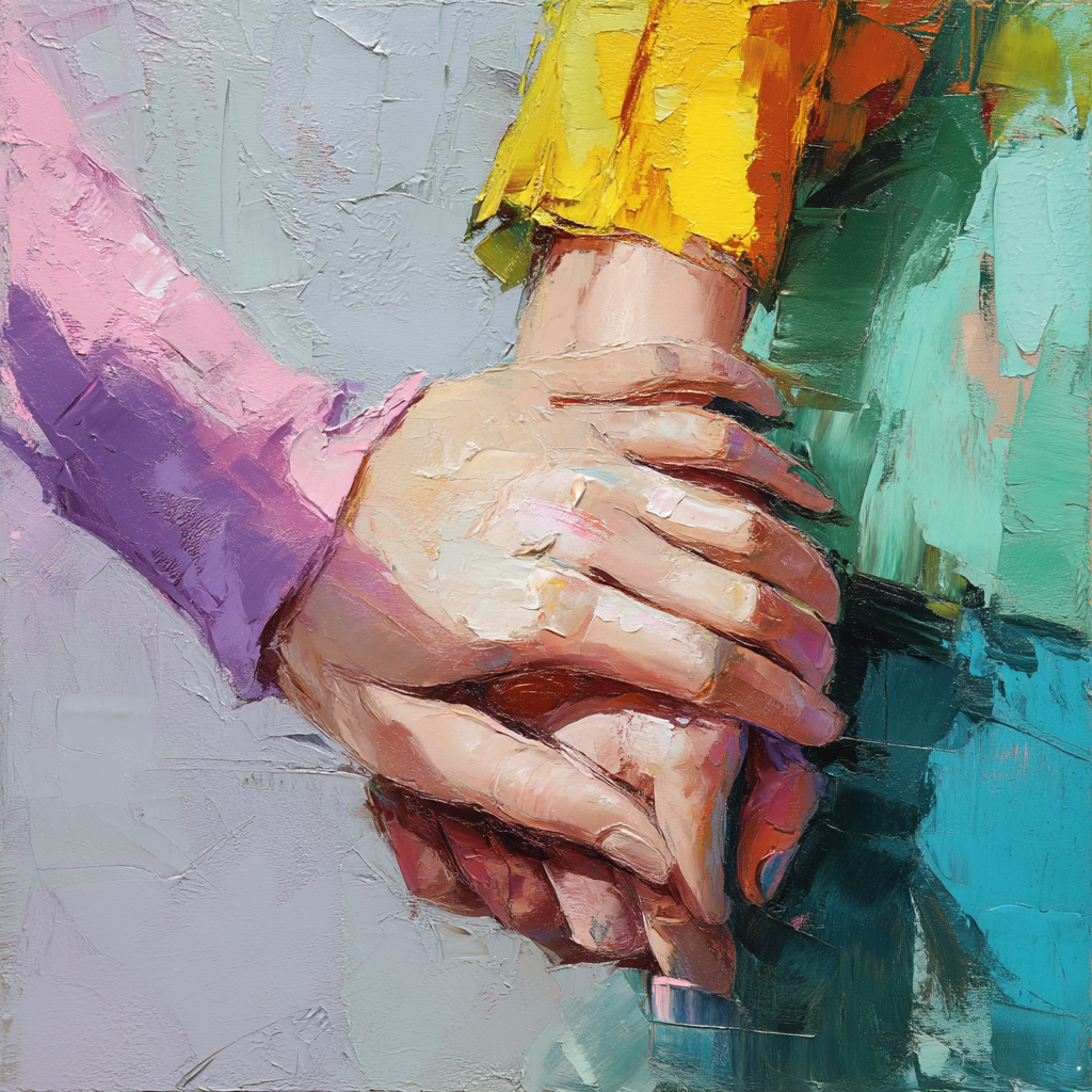 Hands Of Affection Paint By Numbers Art